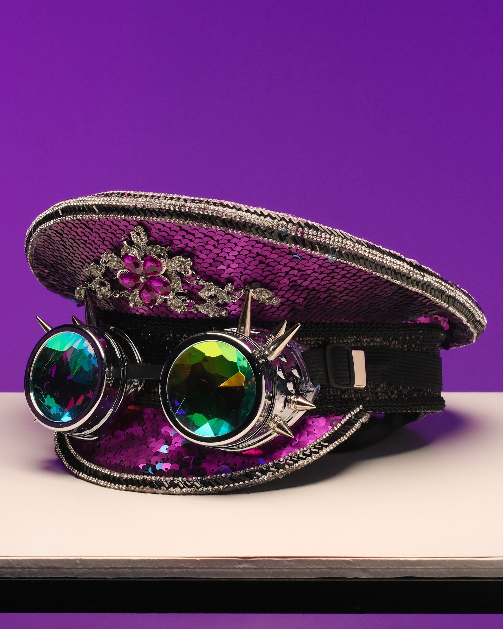 Desert Royal Sequin Captain Hat