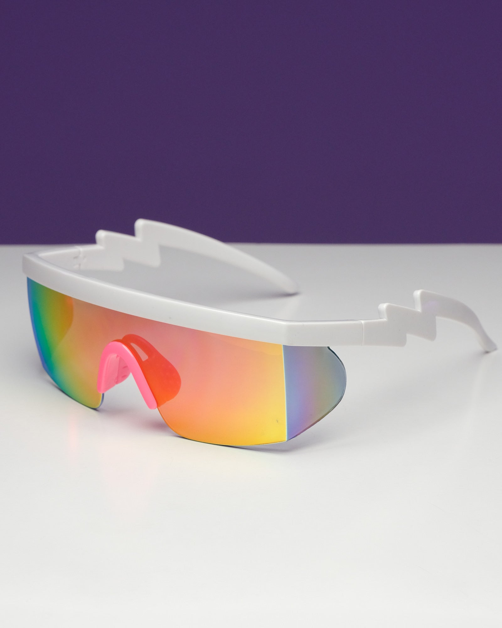 Polychromatic Electric-Shaped Sunglasses