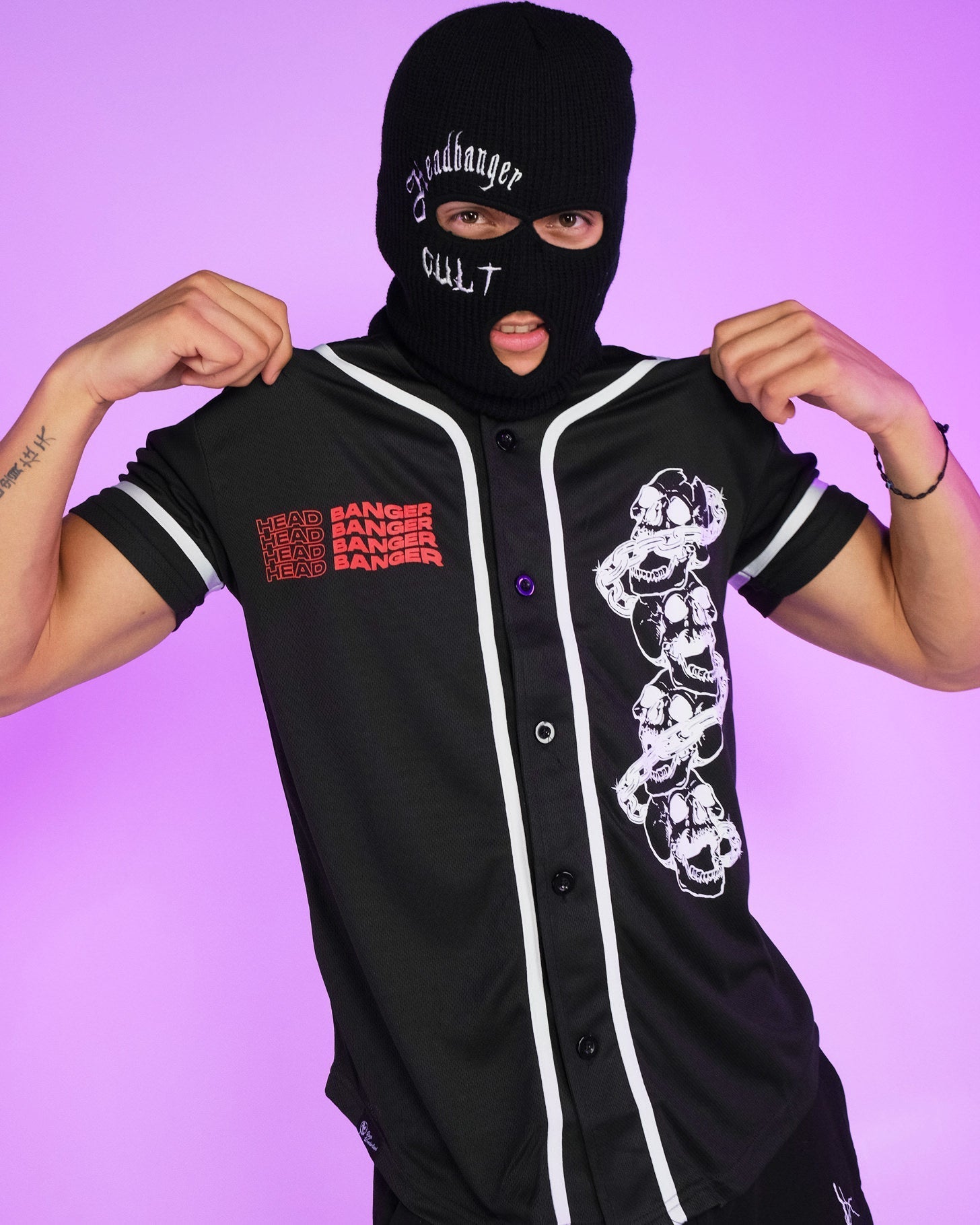 Catch Me At The Rails Headbanger Black Jersey