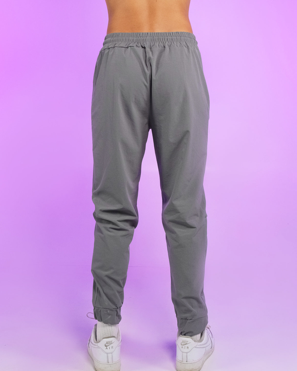 Gray Reflective Joggers
