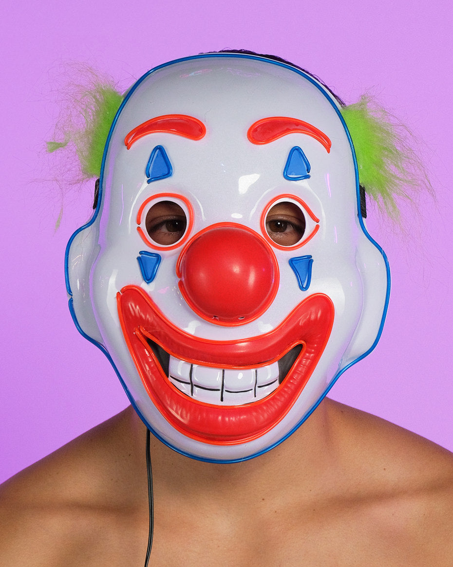 LED Clown Mask