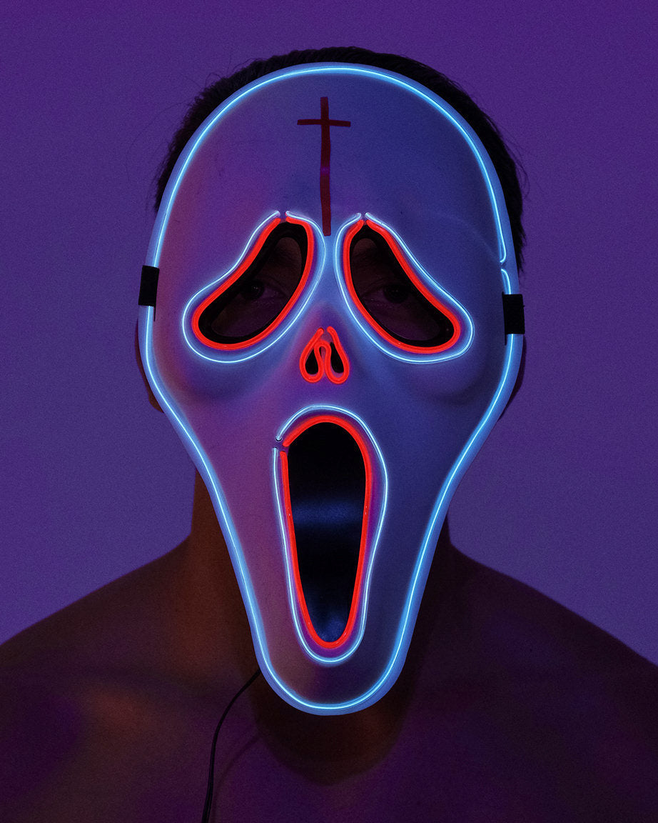 LED Scream Mask