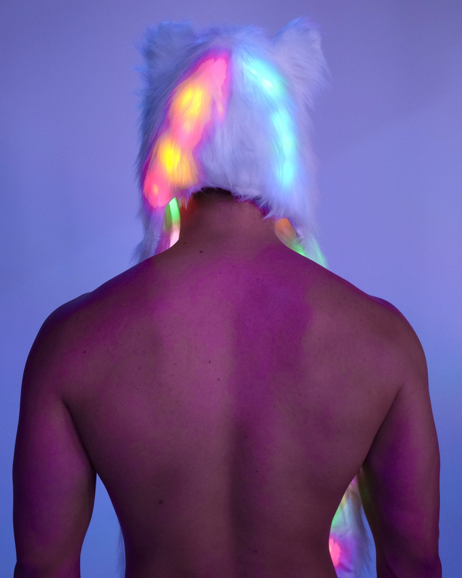 LED Wolf Hood