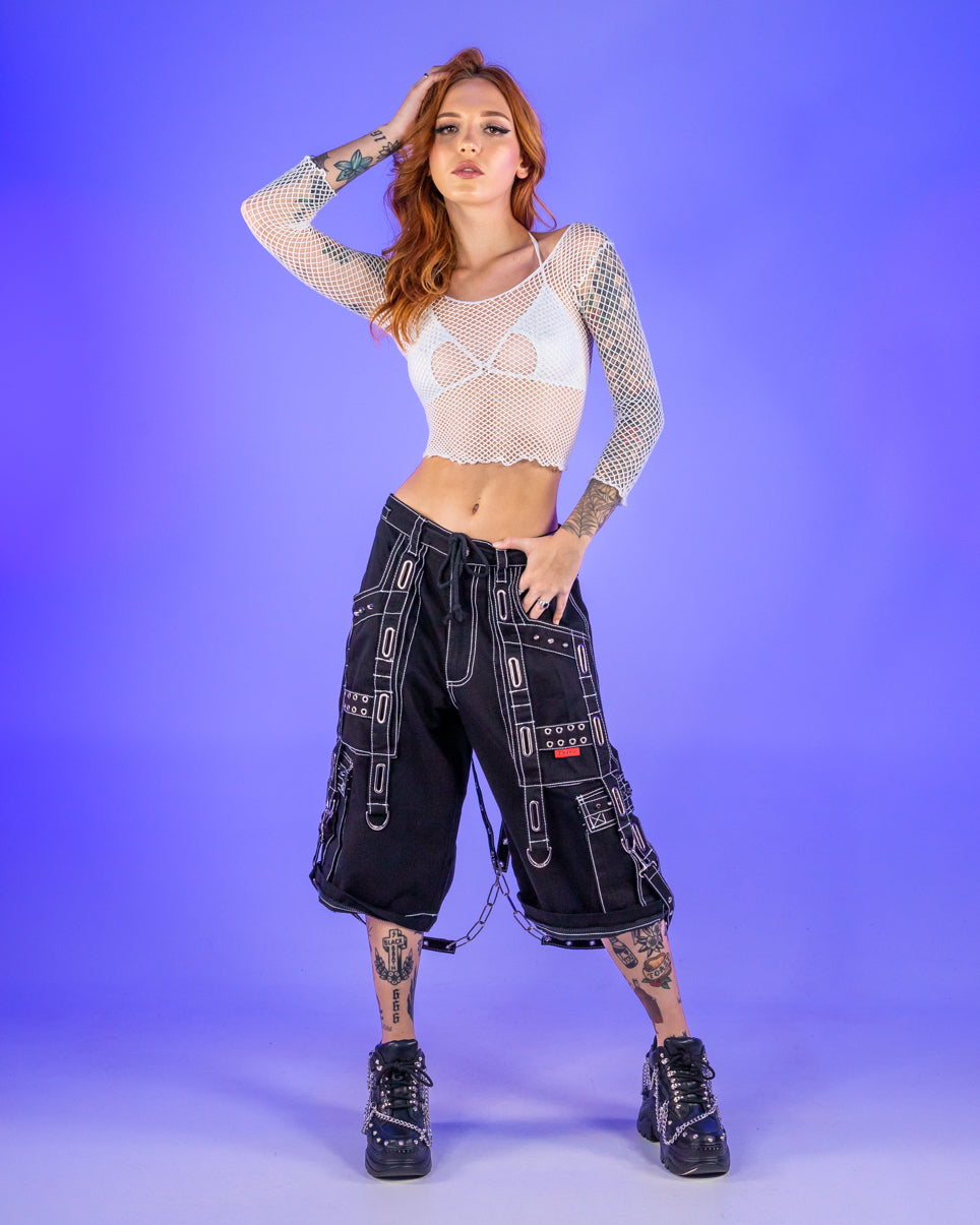 Tripp NYC Zip-Off Interlace Dark Street Pants