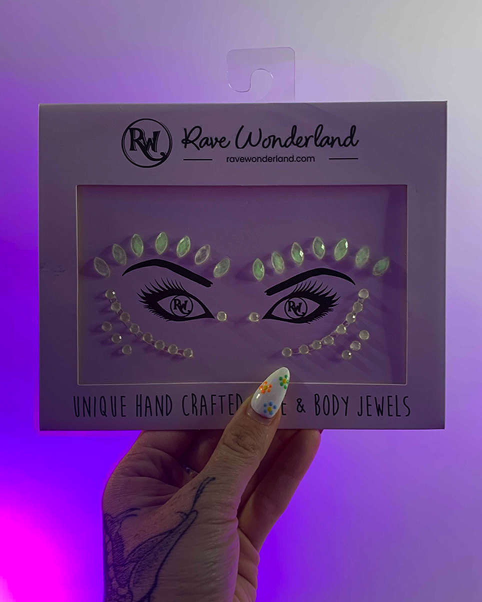 Mystic Glow in the Dark Face Jewel