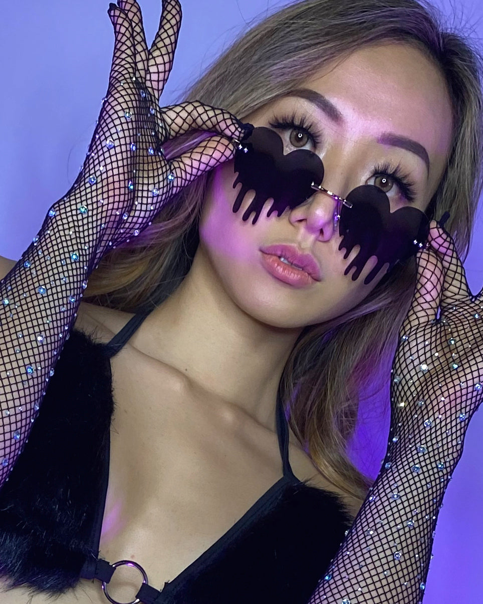 Heart Drip Sunglasses