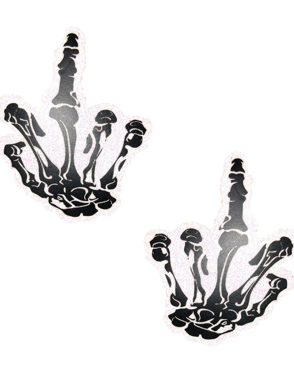 F*** Yo Skeleton Hands Pasties